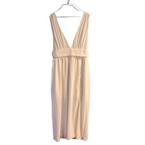 Cupshe Womens Medium‎ Long Tank Dress With Slit Summer Bachelorette Wedding